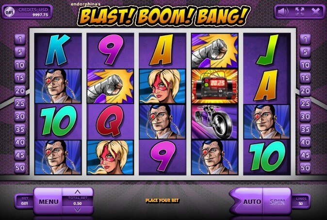 Blast Boom Bang Průběh hry
