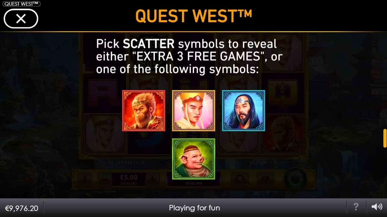 Quest West Průběh hry