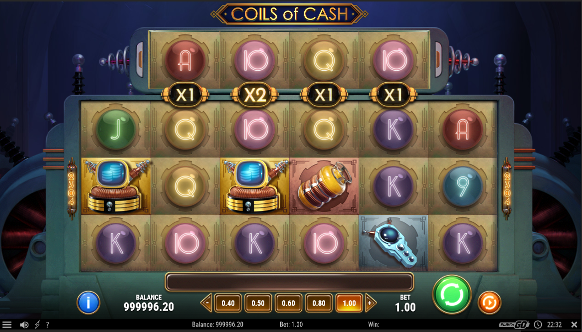 Coils of Cash Průběh hry