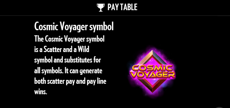 Cosmic Voyager  Průběh hry