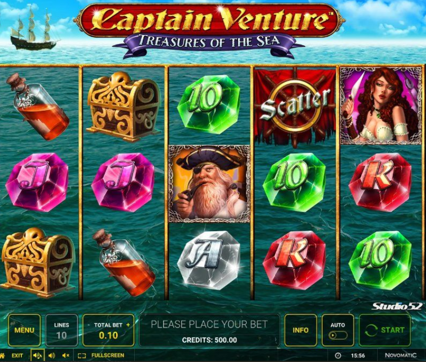 Captain Venture Treasures of the Sea Průběh hry