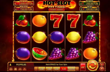 Hot Slot: 777 Rubies Průběh hry