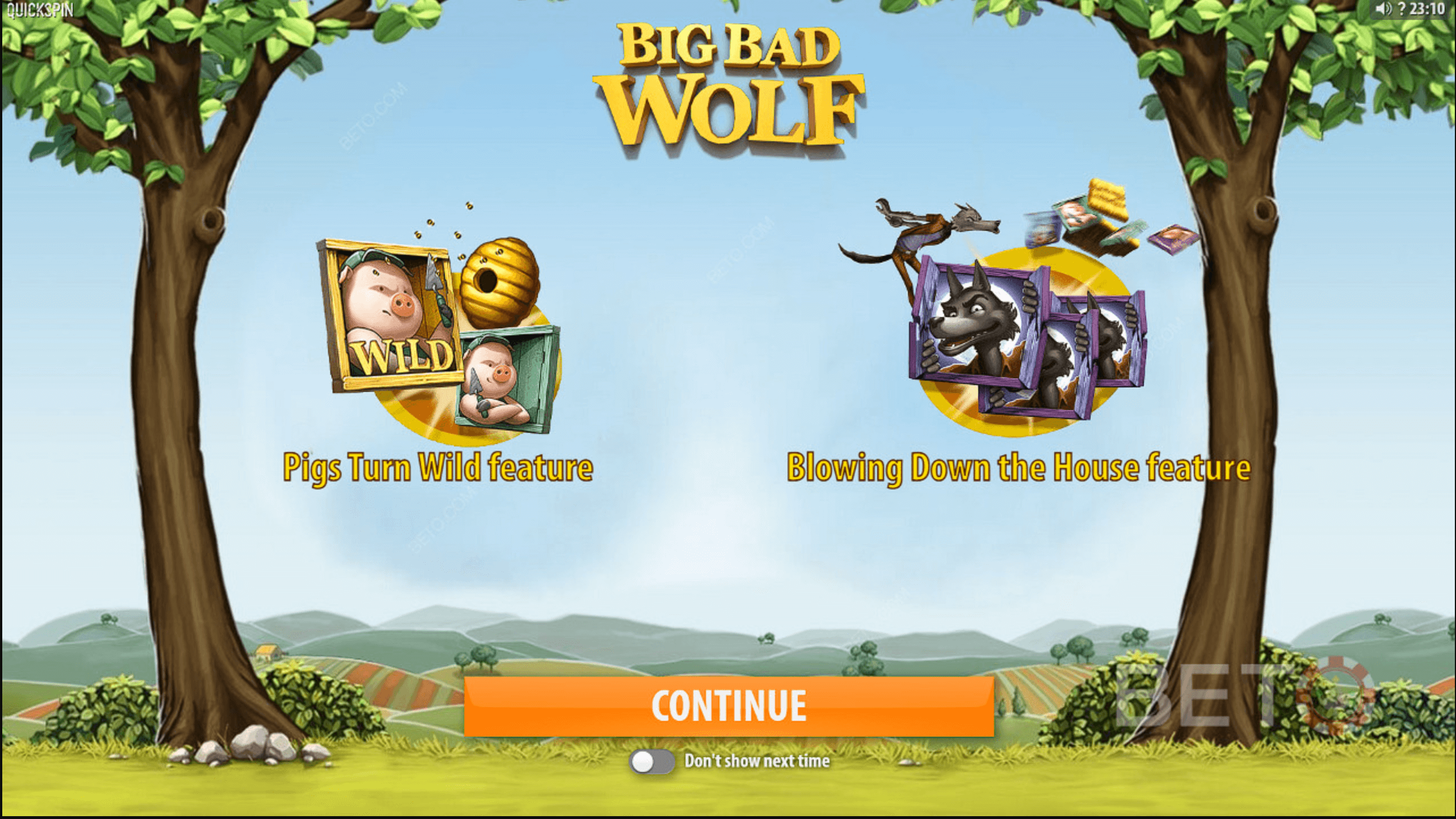 Big Bad Wolf Live  Průběh hry
