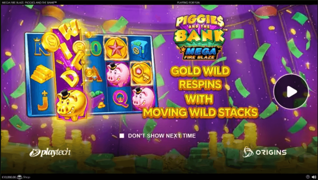 Piggies and the bank  Průběh hry